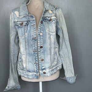 RWH (Rewash Denim) Distressed Denim Jacket